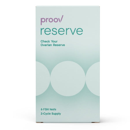 Sexual Health Test Kit Proov Reserve Follice Stimulating Hormone (FSH) 6 Tests per Kit CLIA Waived (PK)