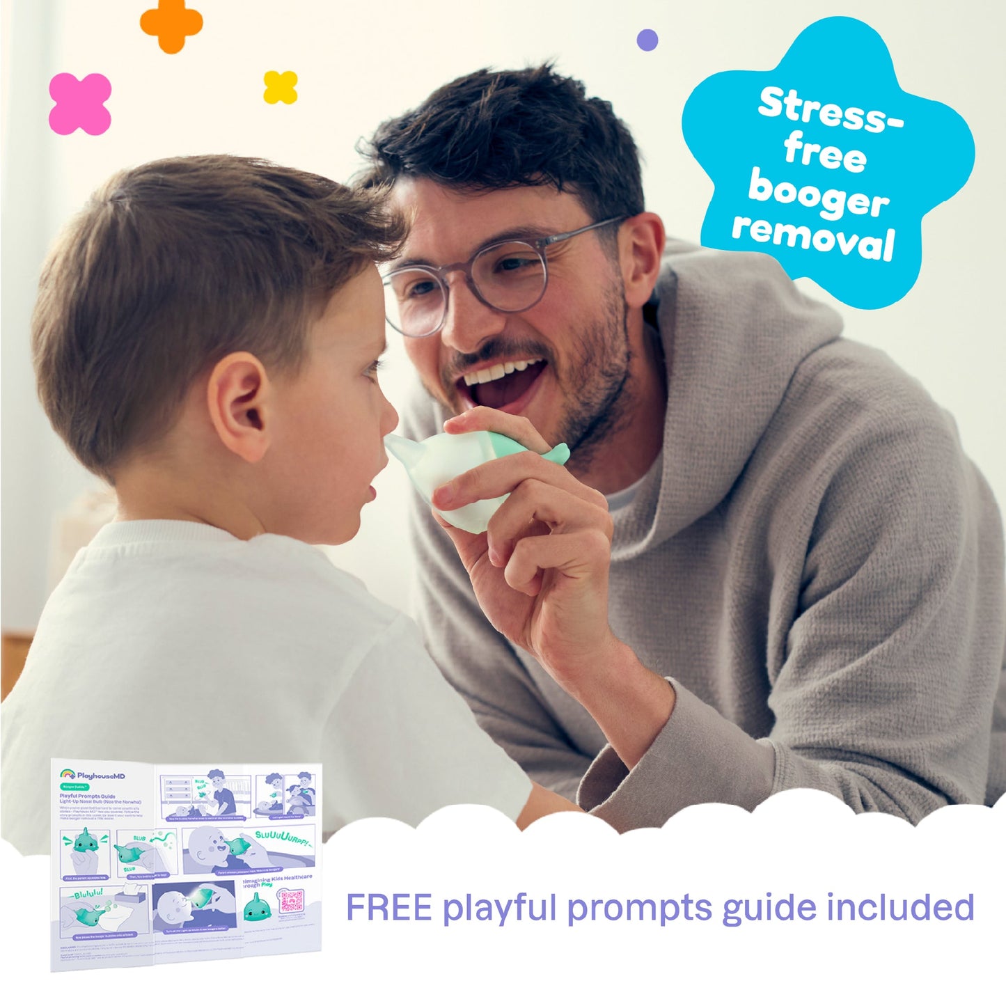 Light-Up Nasal Bulb for Babies & Toddlers – Noa the Narwhal