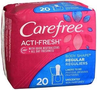 Carefree® Panty Liners, Regular Liners, Wrapped. 54 ct.