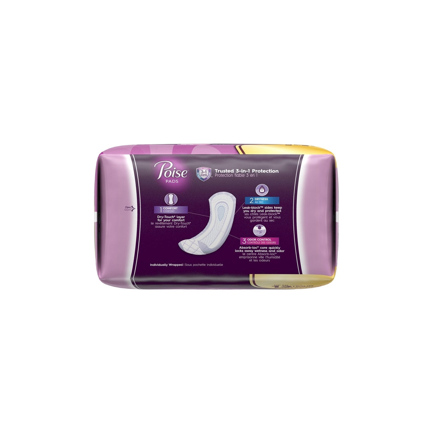 Poise® Bladder Control Pads for Women, Ultimate Absorbency, Long