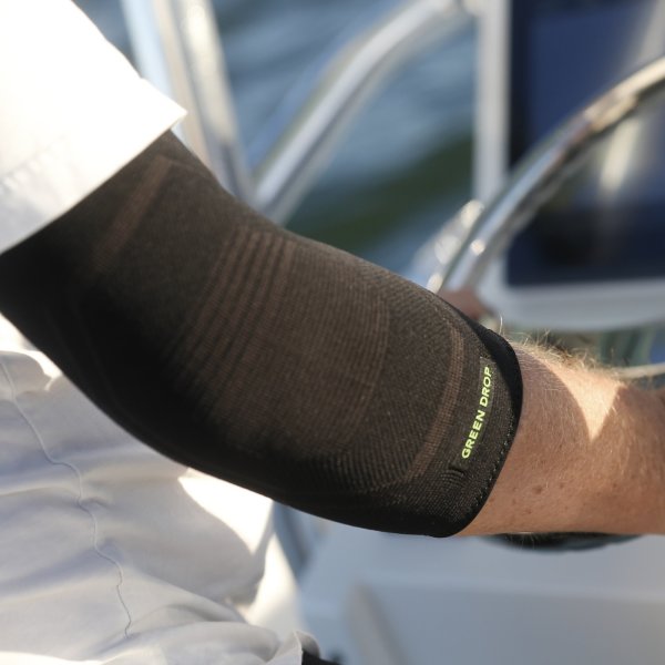 Green Drop Elbow Compression Sleeve, Infused Brace