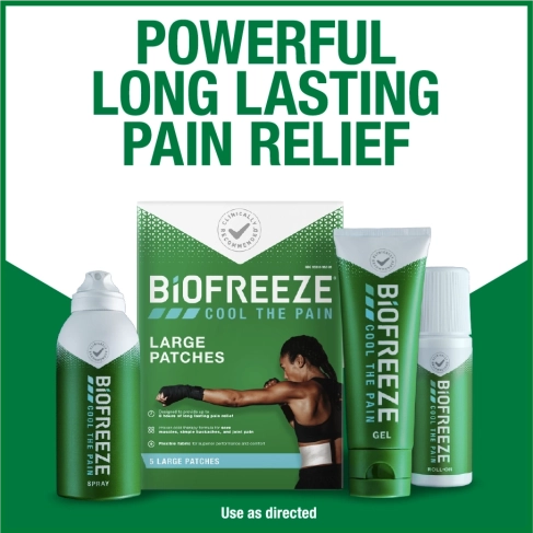 Biofreeze Overnight Pain Relief Menthol Gel, Lavender, 3 oz.