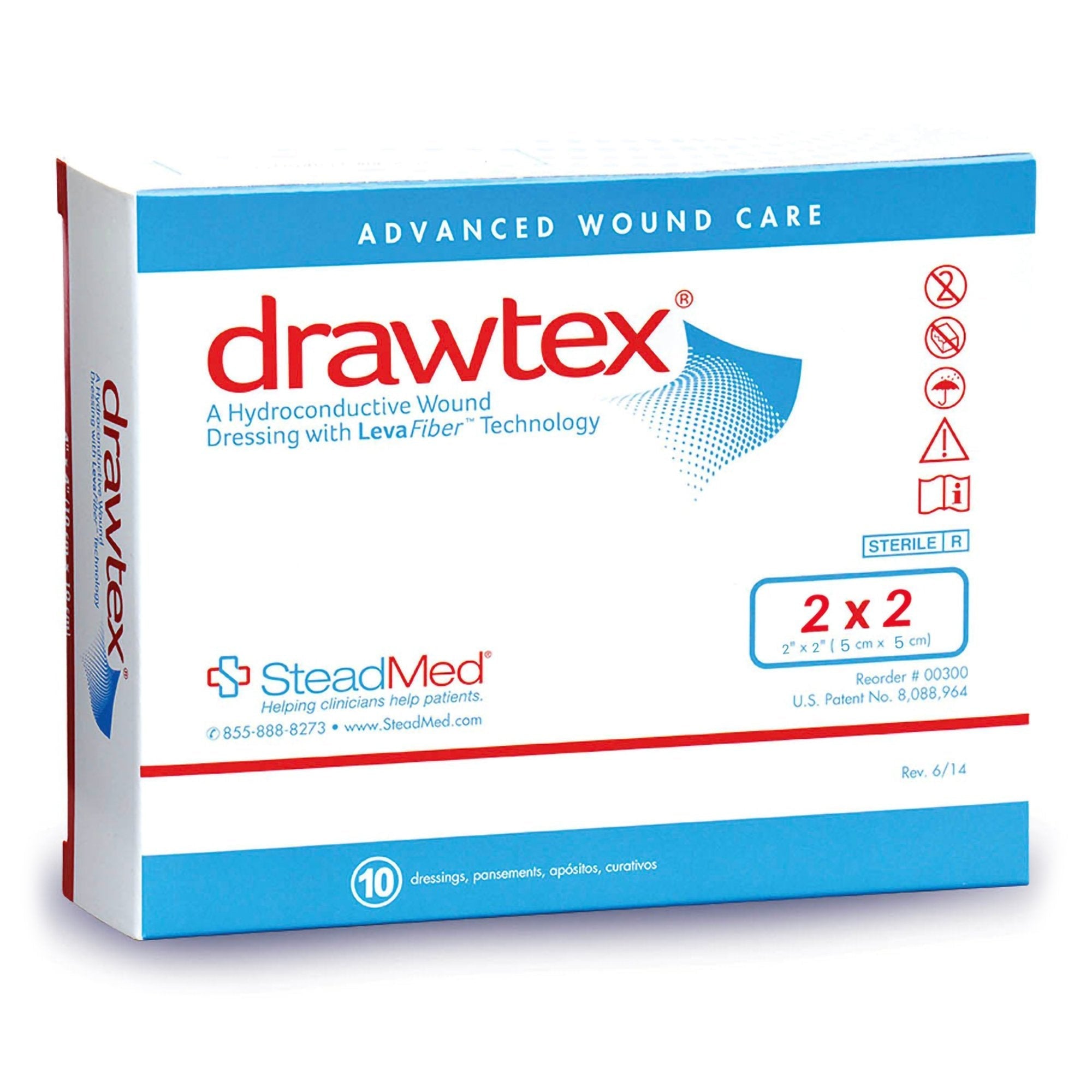 nonadherent dressing FSA-Approved Drawtex Nonadherent Dressing, 2 x 2 inch – buyFSA