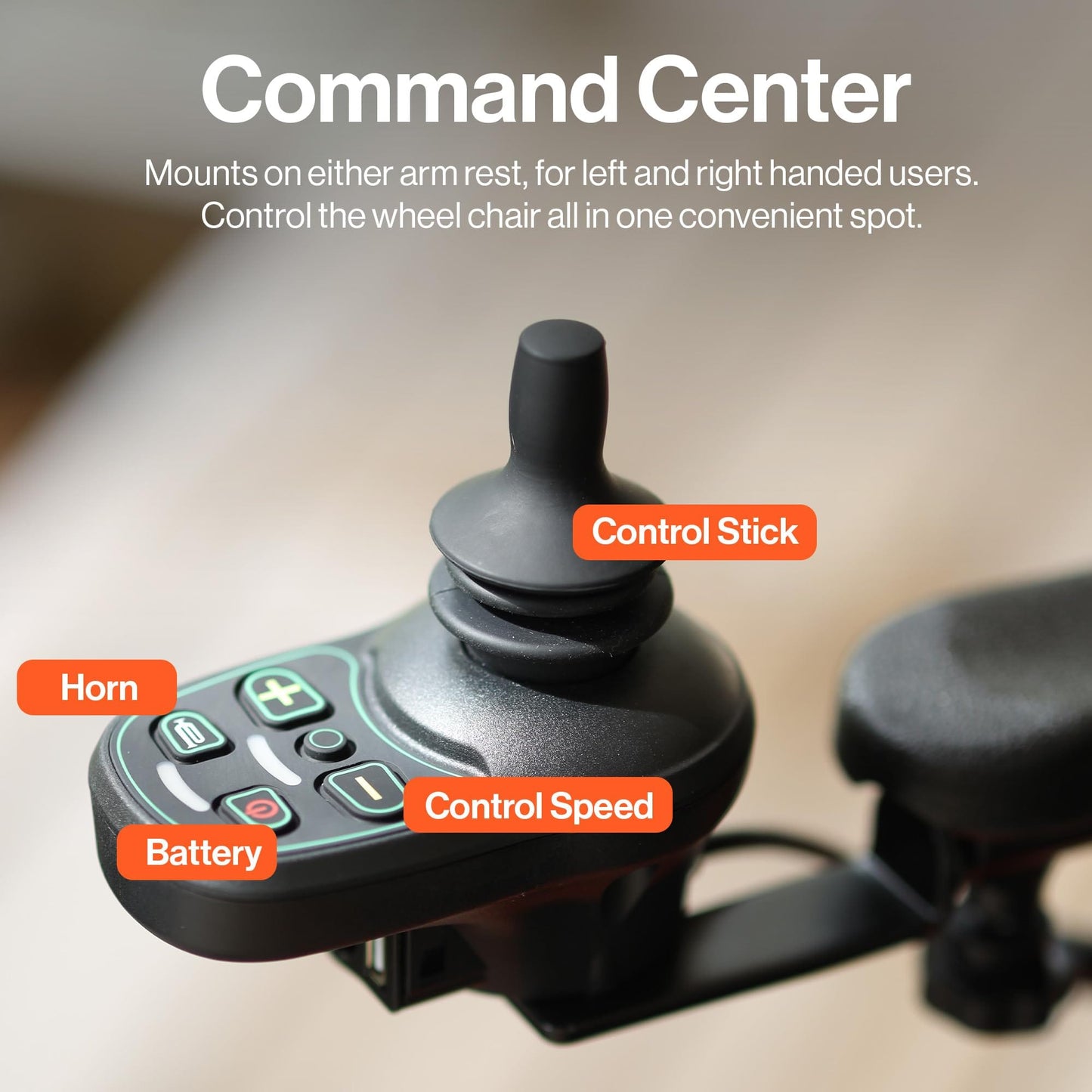 SuperHandy - Outdoor Tools & Mobility SuperHandy GoRide Series Electric Wheelchairs – Lightweight, Foldable Power Chairs with Dual Brushless Motors, Zero-Turn Maneuverability & Electromagnetic Brake (GoRide 2 Plus - 300 Lb Max)