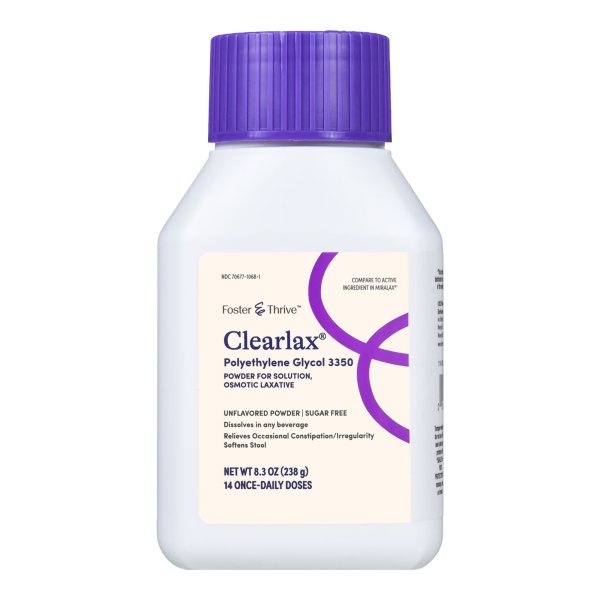 Foster & Thrive ClearLax Unflavored Laxative Powder