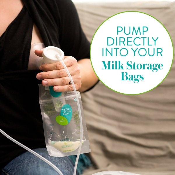 Evenflo Advanced Breast Milk Storage Bag Pump Adapters, 2 ct.