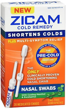 Zicam® Cold Remedy Medicated Nasal Swabs, 20 ct