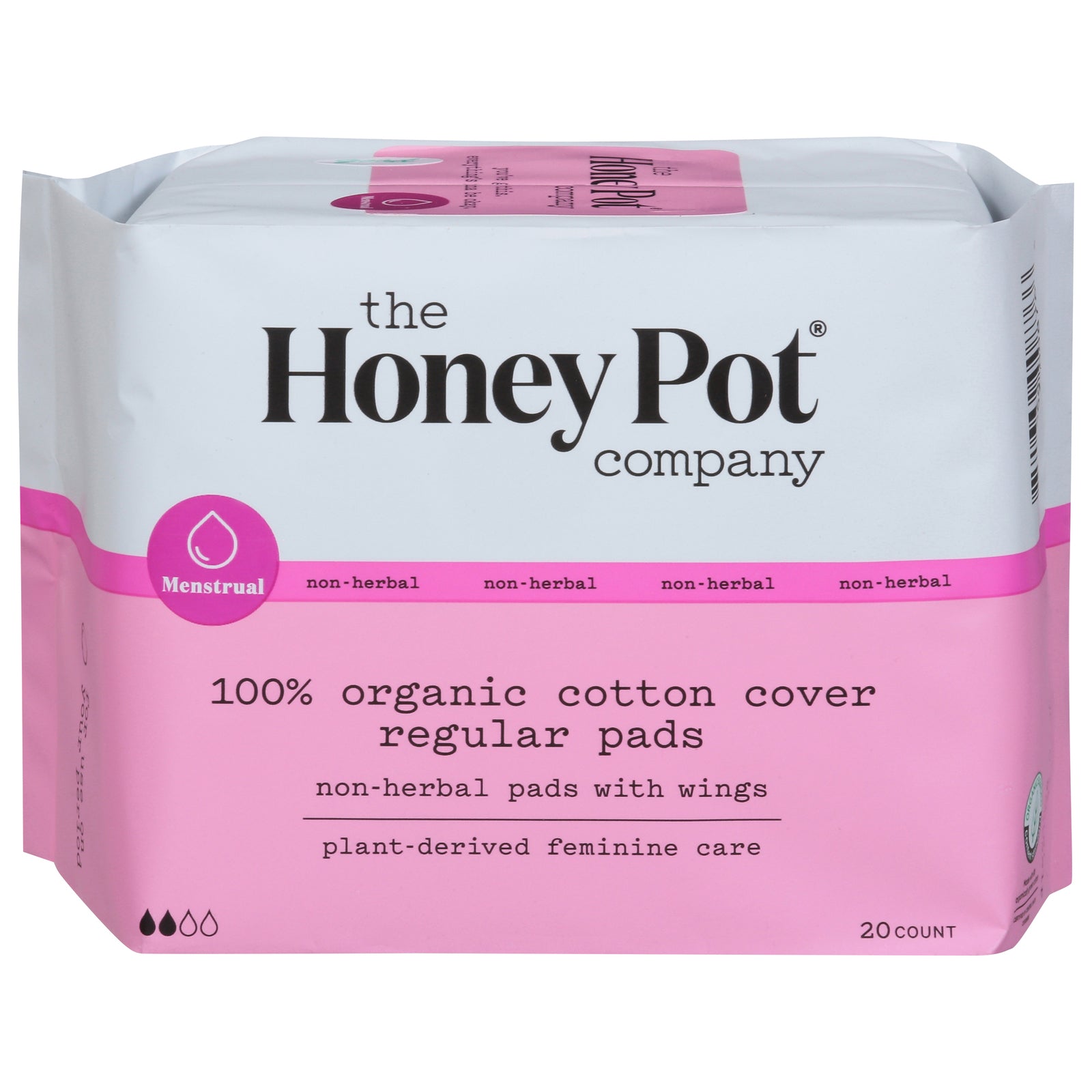 FSA-Approved The Honey Pot Pads Menstrual Regular Nonherbal, 20 Ct – BuyFSA