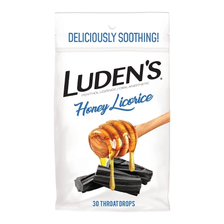 Luden's Honey Licorice Throat Drops, 30 ct.