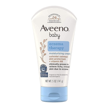 Aveeno Baby Eczema Therapy Cream, Unscented, 5 oz. Tube