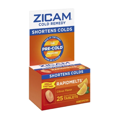 Zicam Cold Remedy RapidMelts Tablets Citrus, 25 ct.