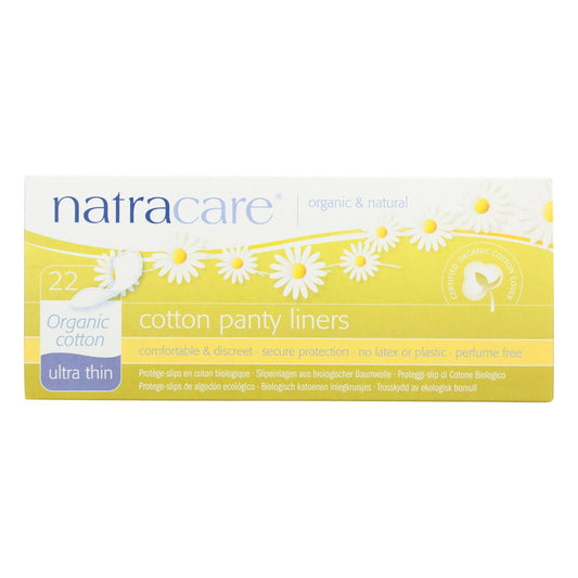Natracare Ultra Thin Organic Cotton Panty Liners, 22 count