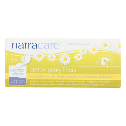 Natracare Ultra Thin Organic Cotton Panty Liners, 22 count