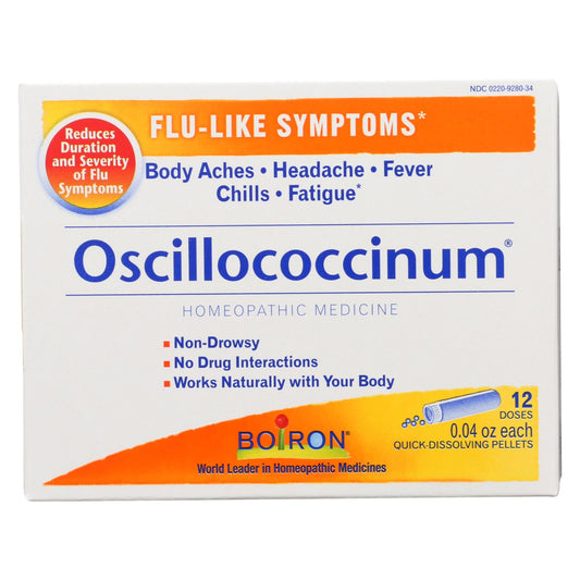 Boiron Oscillococcinum Flu Symptom Relief Pellets, 12 ct.