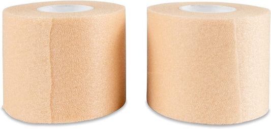 2 Rolls Pre Wrap Athletic Tape by Sensiv for Ankle and Wrist Sports Tape Under Wrap 2 Inches x 88.5 Feet