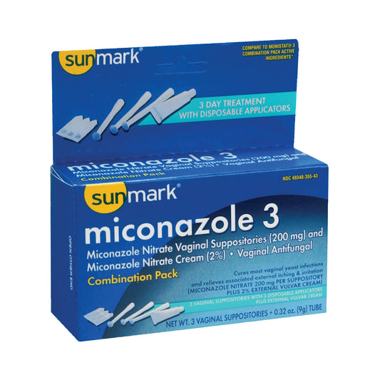 Sunmark® 2% Miconazole Nitrate Vaginal Antifungal Kit