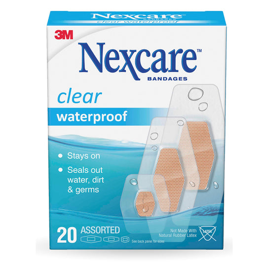 3M™ Nexcare™ Waterproof Adhesive Strip, Assorted Sizes, 20 ct.