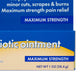 Sunmark® Bacitracin / Neomycin / Polymyxin B / Pramoxine First Aid Antibiotic with Pain Relief, 1 oz. Tube