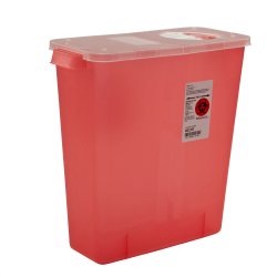 In-Room™ Multi-purpose Sharps Container, 3 Gallon, 13.75 x 13.75 x 6 "