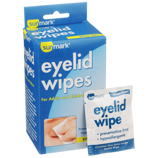 Sunmark® Eyelid Cleanser Wipes, 30 ct