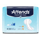 Attends® Shaped Pads Super, 20 ct