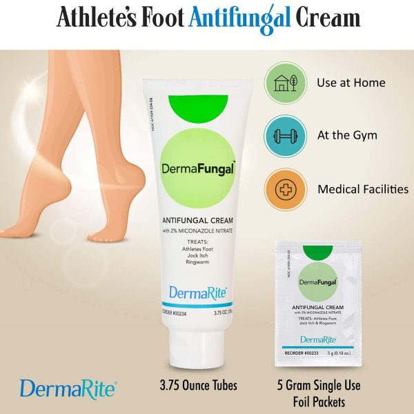 DermaFungal Miconazole Nitrate Antifungal Cream, 3.75 oz.