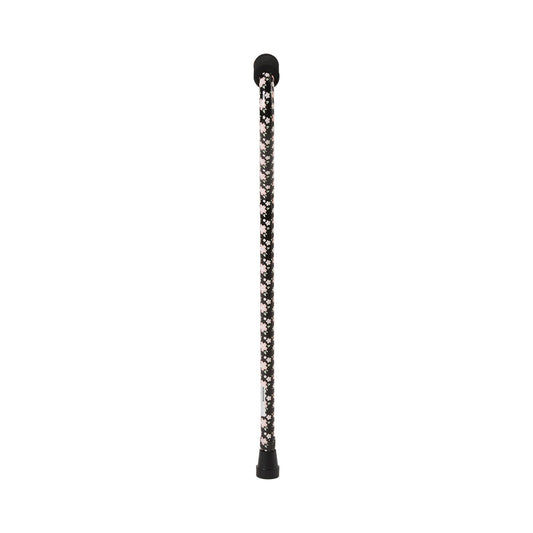 McKesson Pink Floral Offset Cane, Aluminum, 30 – 39 Inch Height