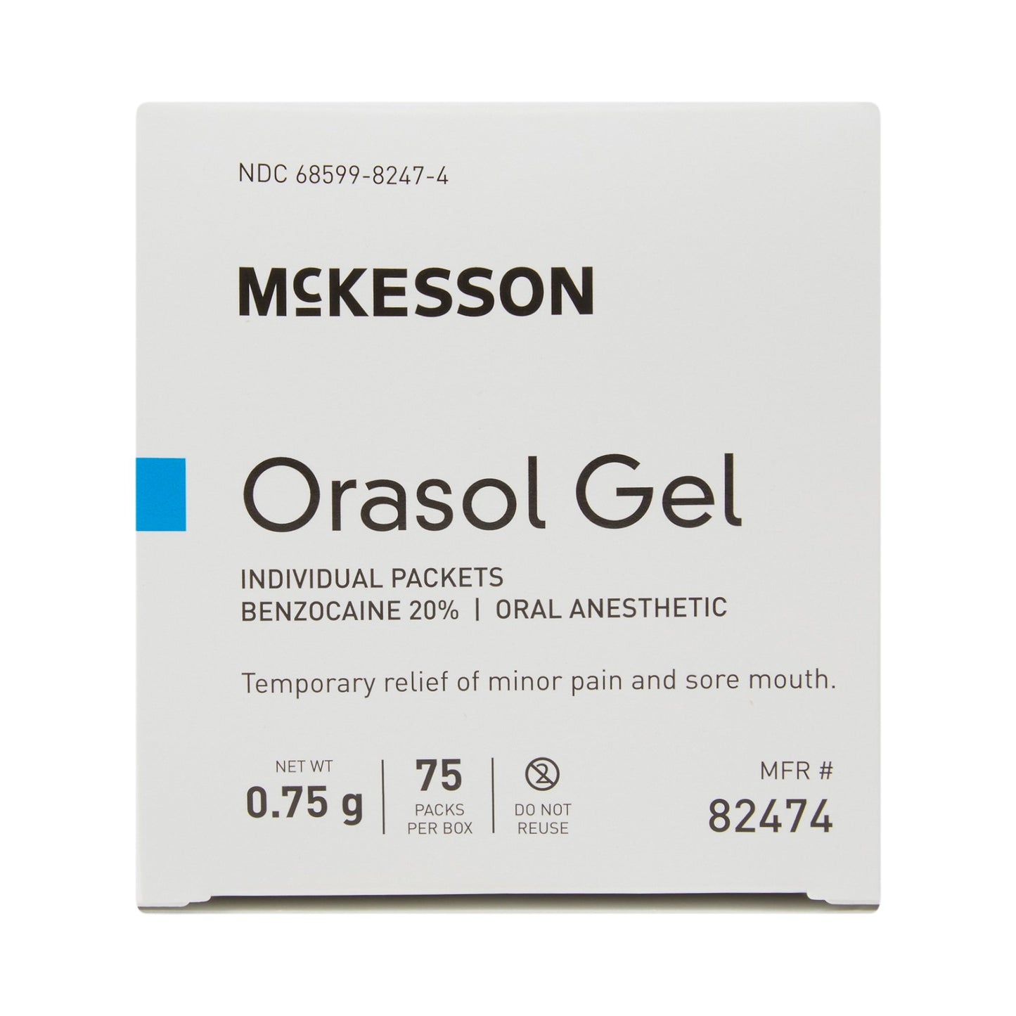 McKesson Benzocaine Oral Pain Relief, 75 ct