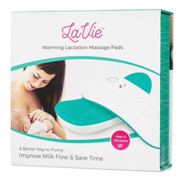 LaVie Warming Lactation Massage Teal Pads for Breastfeeding
