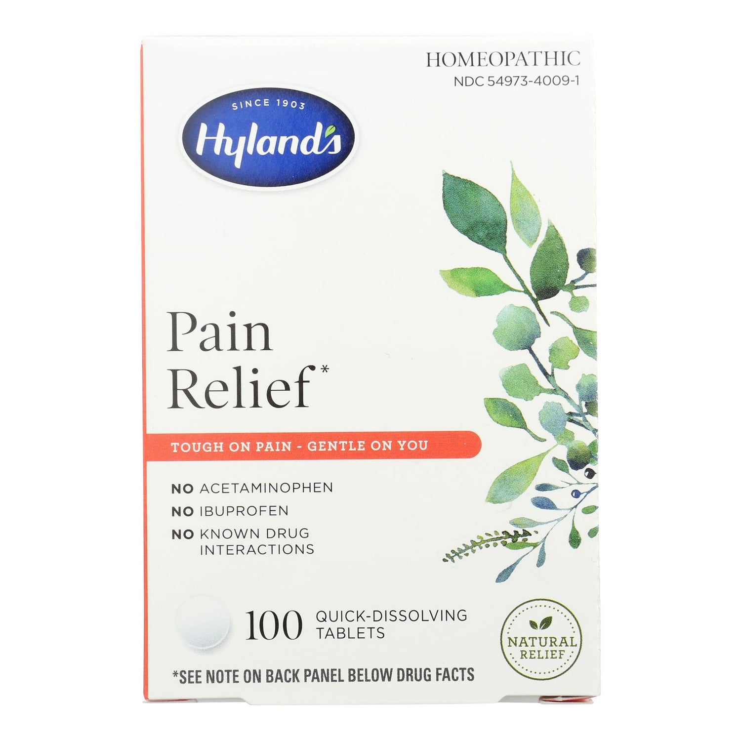 Homeopathic Pain Relief