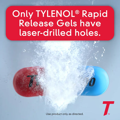 Tylenol Rapid Release Gels for Fast Pain, Headache & Fever Relief