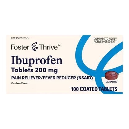 Foster & Thrive Pain Reliever & Fever Reducer, Ibuprofen Tablets