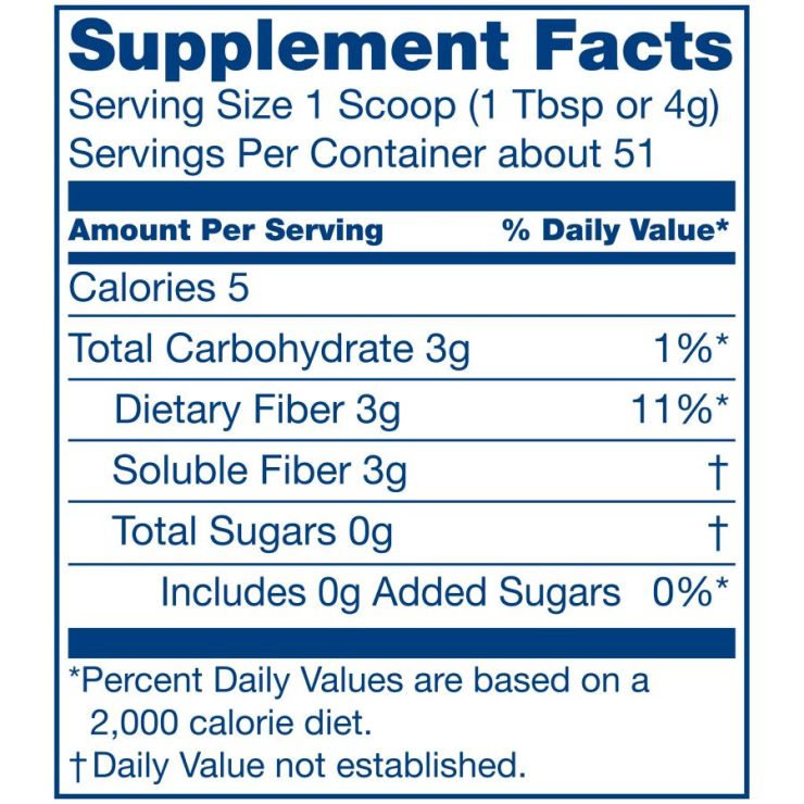 Nestle Nutrisource® Fiber Supplement Powder, 7.2 oz, 4 Pack