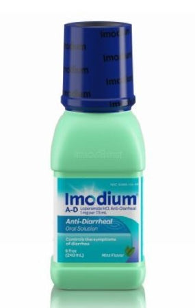 Imodium Anti-Diarrheal Liquid, Mint, 8 oz.