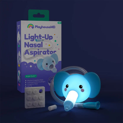 Playhouse MD Light-Up Nasal Aspirator, Luna the Elephant