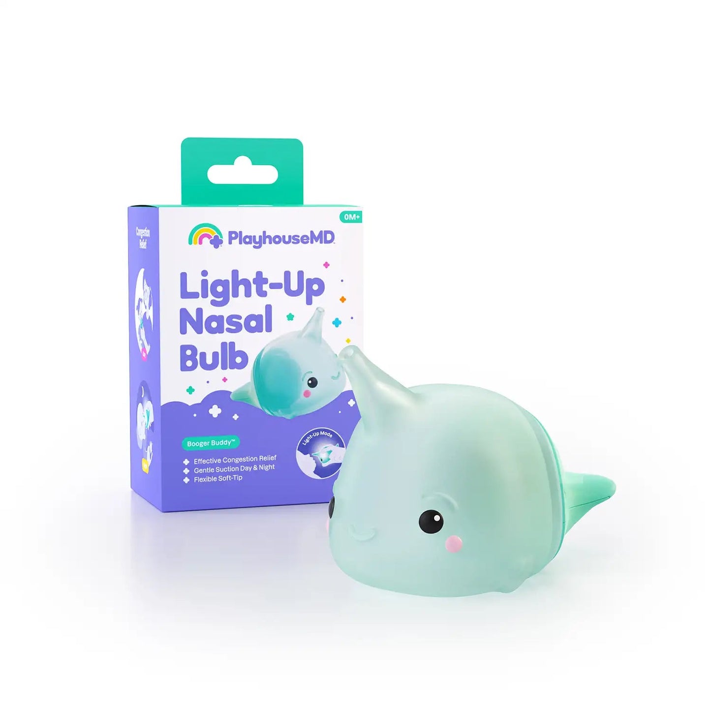 Light-Up Nasal Bulb for Babies & Toddlers – Noa the Narwhal