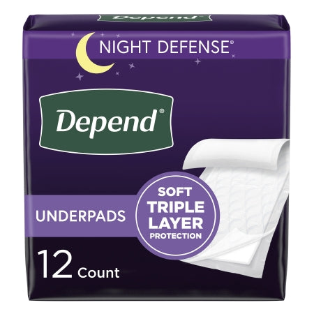 Depend® Bed Protectors Thicker and Super Absorbent Underpad, 12 ct.