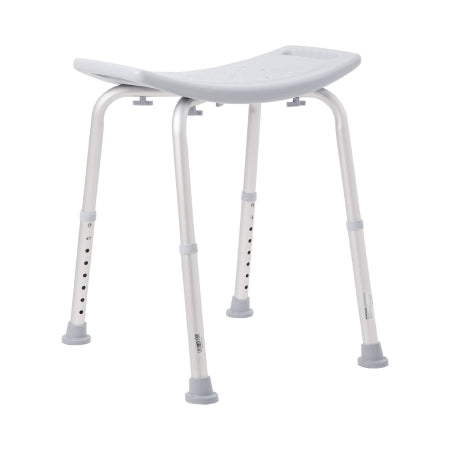 McKesson Adjustable Aluminum Bath Bench Without Backrest