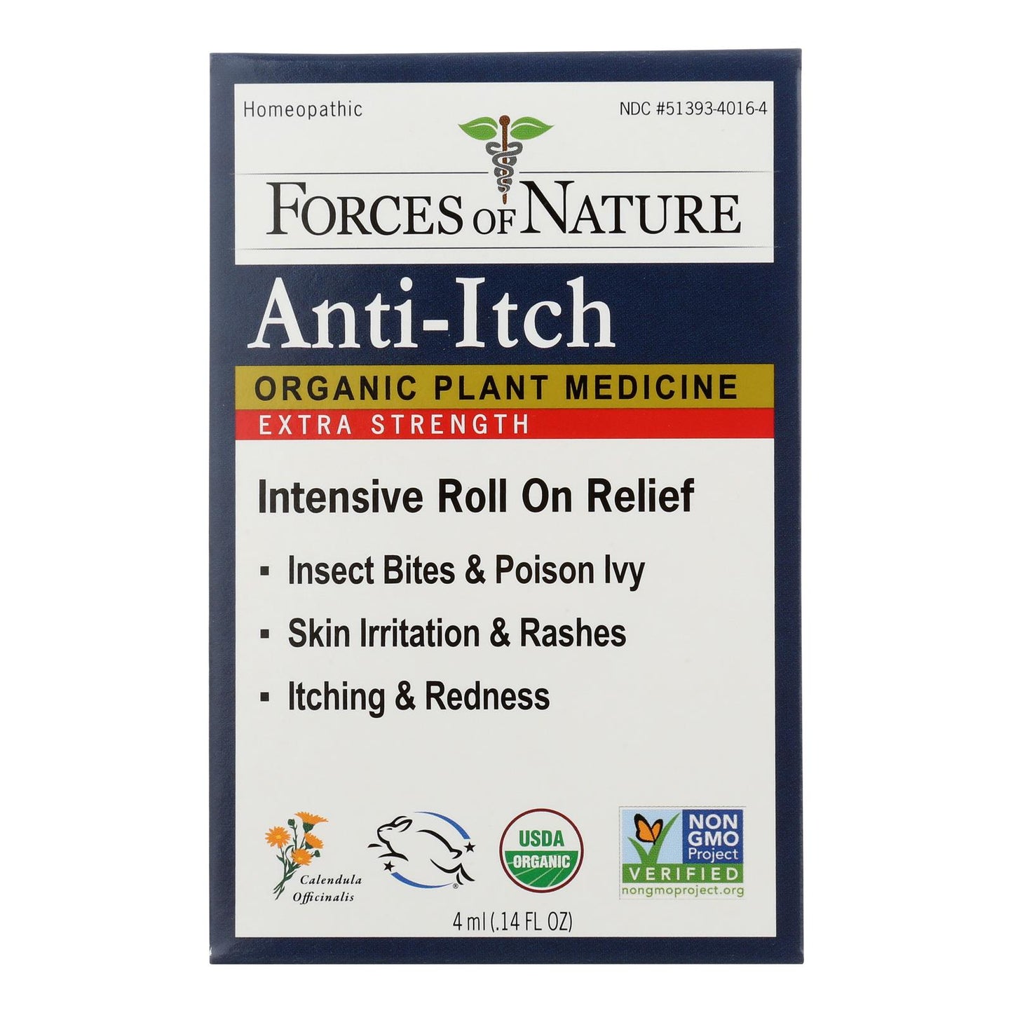 Forces Of Nature Anti-itch Rub X-str-4 Ml