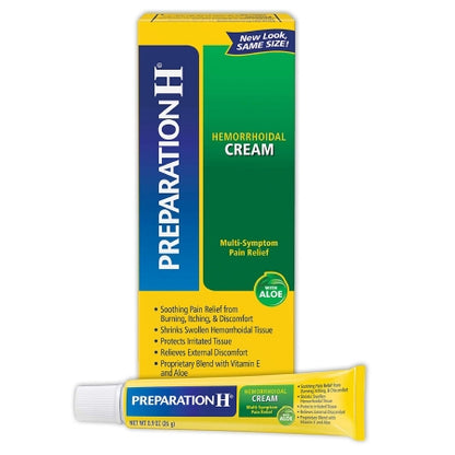 Preparation H Hemorrhoidal Cream with Aloe, 0.9 oz.