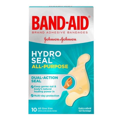 Band-Aid Hydro Seal All-Purpose Hydrocolloid Bandages, 10 ct.