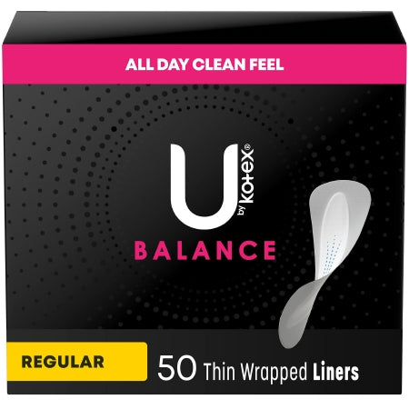 U by Kotex Barely There Thin Light Absorbency Liners, 50 ct.