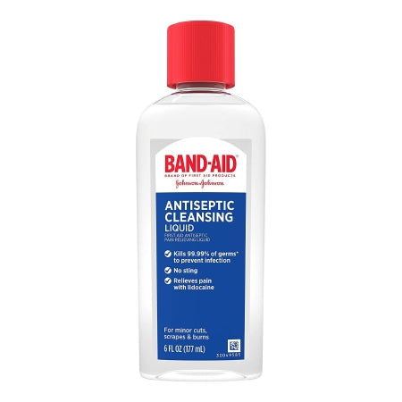 Band-Aid Antiseptic Cleansing Liquid, 6 oz.