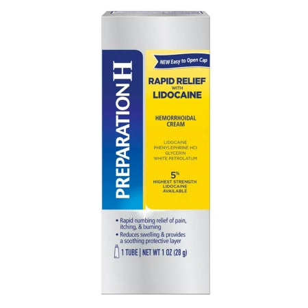 Preparation H Hemorrhoidal Cream Rapid Relief, 1 fl. oz.