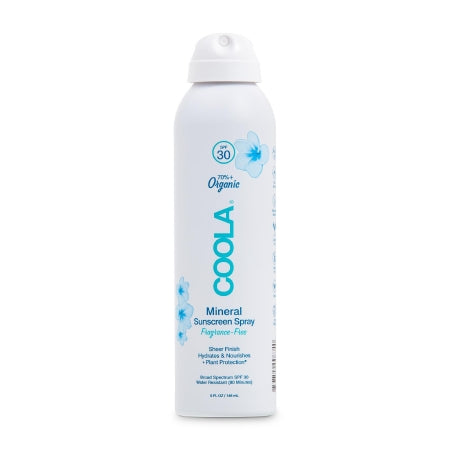 COOLA Mineral Body SPF 30 Sunscreen Spray, Unscented, 5 oz.