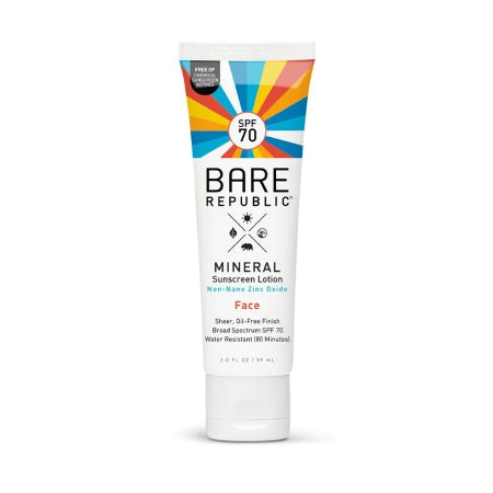 BARE Republic Mineral Sunscreen Lotion, SPF 70 2 oz.