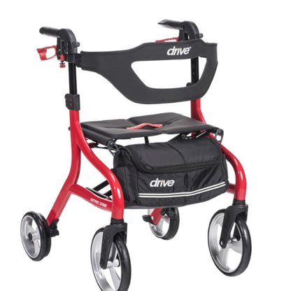 4 Wheel Rollator drive™ Nitro Sprint Red Folding Aluminum Frame (EA)