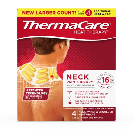 Thermacare Neck, Shoulder, and Wrist Instant Heat Therapy Patches, 4 ct.