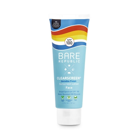 BARE Republic Clearscreen Face Sunscreen Lotion SPF 100, 2 oz.