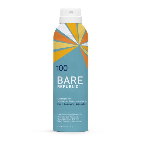 BARE Republic Clearscreen Body SPF 100 Sunscreen Spray, 6 oz.